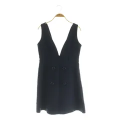 ブルーレーベルクレストブリッジ BLUE LABEL CRESTBRIDGE ジャンパースカート ワンピース ミニ 38 ネイビー /MY ■OSのサムネイル