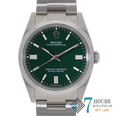 132188 ROLEX ロレックス 126000 オイスターパーペチュアル グリーン ステンレス ランダム番 自動巻き 純正ボックス