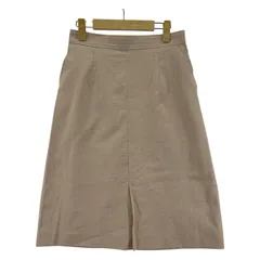 MACKINTOSH PHILOSOPHY マッキントッシュフィロソフィー フロントスリット Aラインスカート size38/ピンクベージュ