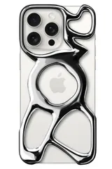 新品 Angry Miao iPhone 16 Pro 用 ケース 「AM Emptiness Phone Case for iPhone」 Magsafe対応 ワイヤレス充電対応 マグネット搭載 ポリカーボネート 3層コーティング 軽量 メタリック 光沢 放
