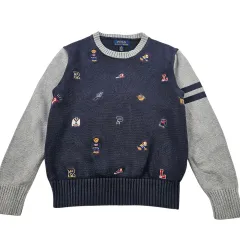 ( BY152 ) M ／ 10 ー 12Y ポロ Ralph Lauren(ラルフローレン) キッズ ニット