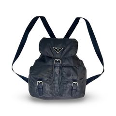 PRADA プラダ ナイロン トライアングルロゴ　軽量 リュックサック バックパック ネイビー 正規品