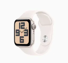 「新品」Apple Watch SE(第2世代) 40mm スターライトアルミニウムケース　GPSモデル MA9D4J/A-MAXD4FE/A