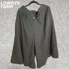 LOWRYS FARM ガウチョパンツ ゴムウエスト Fサイズ