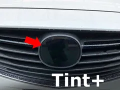 Tint+水洗→再利用Okエンブレム スモークフィルム(ブラックスモーク5％ MRCC装備車専用) アテンザ GJ 後期 /MAZDA6 ワゴン GJ2FW/GJ2AW/GJ5FW/GJEFW