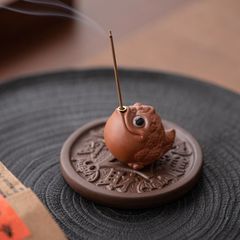 新品】ジブリパーク魔女の谷ハウルの動く城 砲台 信楽焼 お香立て