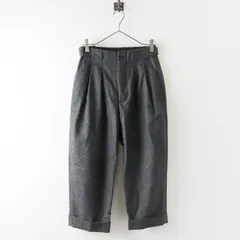 2023AW マーガレットハウエル フォックスブラザーズ MARGARET HOWELL × FOX BROTHERS ウールタックパンツ 1/グレー【2400013764193】のサムネイル