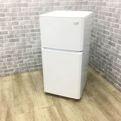 ハイアール 冷蔵庫 2ドア 106L 右開き JR-N106K(W) 2016年製 【中古】