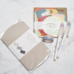 かもめ文具店 ありがとうセット 004 _ てしごと _ kaminokoya 紙ものセット / ギフトボックス etc.（新品 アウトレット詰め合わせ）