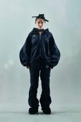 skoot 24aw ファーフーディ SKOOT HANDMEDOWNS 24AW Burnout Hoodie バーンアウト フーディ