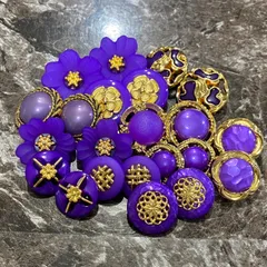 ボタンアソート 手染め 手染めボタン ハンドメイドアクセサリー 7