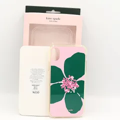 美品 箱付 ケイトスペード ピンク×花柄 iPhoneケース XR用 OGH 2000000