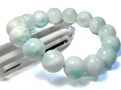 「1点もの 現品」 ラリマー ブレスレット 14mm パワーストーン ブレスレット メンズ レディース 天然石 数珠