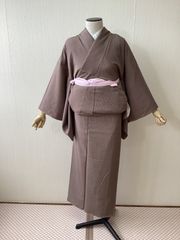 夏着物 絽】正絹 色無地 一つ紋 居敷当て無し た小さめサイズ - メルカリ