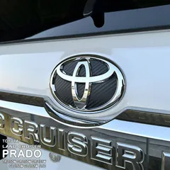 【松印】車種専用 エンブレムフィルム (リアメーカー空白) トヨタ ランドクルーザープラド TRJ150W GRJ150W GRJ151W  GDJ150W GDJ151W J150