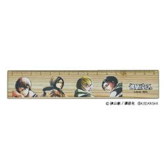 【新発売】(進撃の巨人) 日田杉 15cm スケール エレン,ミカサ,アルミン,リヴァイ