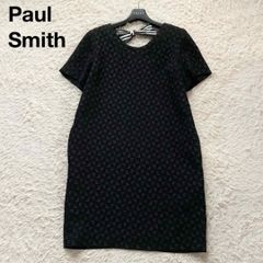 Paul Smith フラワープリント 半袖ニットドッキングワンピース　2XL Paul Smith フラワープリント 半袖ニットドッキングワンピース 2XL