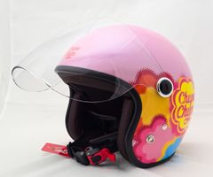 Chupa Chups チュッパチャップス レディースSサイズ バイク ヘルメット ジェット ポップ シールド