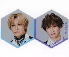 【中古】マグネット・磁石 千賀健永＆宮田俊哉(Kis-My-Ft2) MAGFACTオリジナルマグネット2個セット 「CD MAGFACT 初回盤A」 購入特典