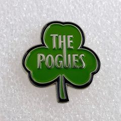 THE POGUES ザ・ポーグス ピンバッジ - ケルティックパンク / Punk / フォークロック / アイルランド / Shamrock シャムロック