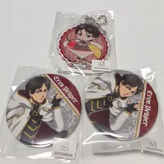 進撃の巨人　エレン　まるくじ　ちゃぽんっ！　アクリルキーホルダー　缶バッジ　コレクション缶バッジ