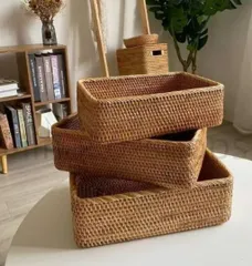 ラタン　脱衣カゴ　5個組　新品未使用品 ラタン 脱衣カゴ 5個組 新品未使用品 wx11431-l_4.jpg