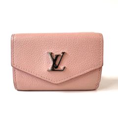 ◼️LOUIS VUITTON◼️  ポルトフォイユ ロックミニ 三つ折り財布 ピンク