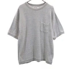 マナスタッシュ 半袖 Tシャツ M グレー系 MANASTASH ポケT メンズ
