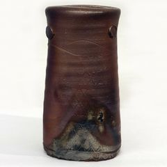 備前焼 桃蹊窯 花入 高さ20.5cm - メルカリ