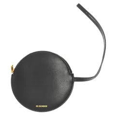 JIL SANDER (ジルサンダー) CIRCLE POUCH サークルポーチ レザー ブラックのサムネイル