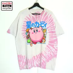 【フォローで半額】星のカービィ　Tシャツ　半袖　M USA古着　アイボリー フォローで半額】星のカービィ Tシャツ 半袖 M USA古着