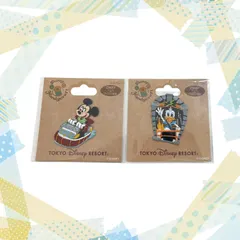 ディズニー ワッペン 2枚セット【ミッキー＆ドナルド】東京ディズニーリゾート TDR