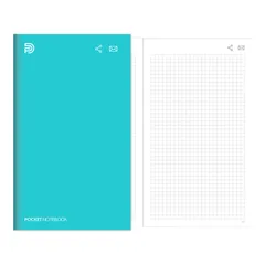 新品 Neo smartpen〈書いてデジタル〉対応Nノート 中綴じ ミニサイズ 方眼 【N pocket notebook ポケットノート】 NDO-DN180のサムネイル
