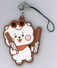 [중고] 열쇠 고리 RJ (진) 마스코트 고무 매력 [BT21 MerryLand] 랠리 게임 참가상