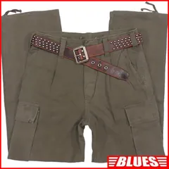 ドイツ軍 90s モールスキンカーゴパンツ  軍物 軍服 古着 メンズ 1 カーキ パンツ_ウエスト73cmから77cm一覧←SEULB屋着古← HH9822