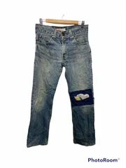 Levi's506 ブルー スタンダード ジップフライ アレンジ デニムジーンズパンツ 実寸31in USA 海外輸入 古着 L10314