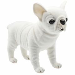 HANSA 7061 フレンチブルドッグ24 全長：24cm BULLDOG   BH7061  ぬいぐるみ ハンサ 動物 犬 猫 鳥 うさぎ ペンギン アニマル 置物 人形 フィギュア 大きい 実物大 大型