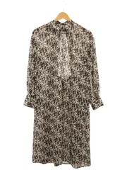 nano universe (ナノユニバース) ★ ①③ 花柄ワンピース レディース ブラウン 36