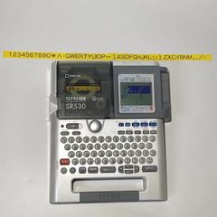【電池にて印刷確認済み 　現状品】KING JIM SR530 ラベルライター  テプラ PRO　本体のみ5