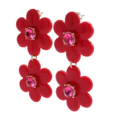 【新品】【ギフトBOX付き】ケイトスペード アクセサリー kate spade × TARGET フローラル リニア ピアス 251 10 レディース 送料無料