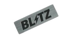 BLITZ(ブリッツ) アルミロゴプレート W:90mm 18933