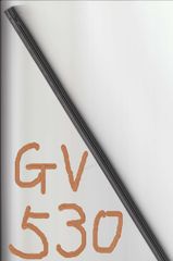 シフト 協栄製作所 SHIFT グラファイトワイパーラバー graphite wiper rubber GV530 6mm幅 530mm用 1本 GV-530