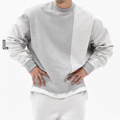 未使用 PRE_ ビームス別注 スウェット Tシャツ L クレイジーパターン 