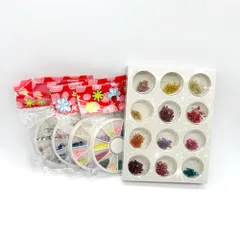 ネイル レジン パーツ 押し花 ドライフラワー ラインストーン DIY 手芸  ハンドメイド 11P_1