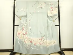 ♦︎きもの結♦︎訪問着　友禅　作家物　風景文　正絹♦︎m ♦︎きもの結♦︎訪問着 友禅 作家物 風景文 正絹♦︎m