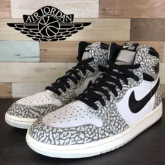 箱有 NIKE AIR JORDAN 1 RETRO HIGH ナイキ エア ジョーダン 1 レトロ ハイカット ホワイト グレー 28cm U10963 DZ5485-052