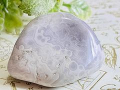 守護石✨　ボツワナ　瑪瑙　タンブル　目玉模様　握り石　原石