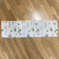 カフェカーテン(野草の小花) サイズ幅145cm x 高さ45cm