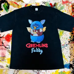 ファービー feat グレムリン リプリント Tシャツ 半袖 メンズ ケミカル レボリューション  Tシャツ カットソーメンズ 半袖 ハイデザイン 個性的 新品未使用 レトロ 個性的 奇抜 エモい カットソー 攻め 前衛的 衣類 トップス お洒落 ハイデザイン