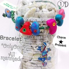 ①D・21㎝ 新品★ボルダリング★ブレスレット／SANGA★カラーストーン